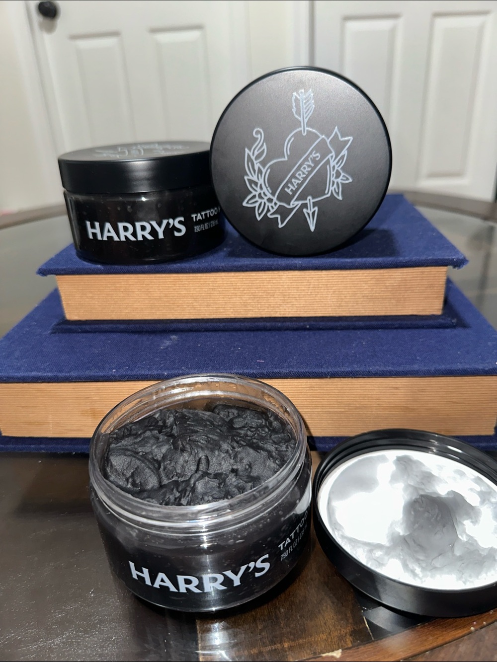 Black Tattoo Styling Wax — Strong Hold Grooming Paste